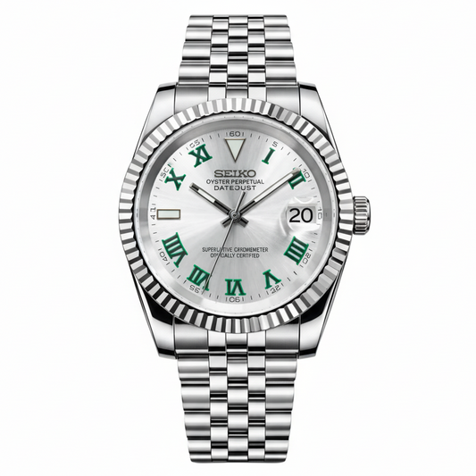 MOD Datejust Wimbledon White