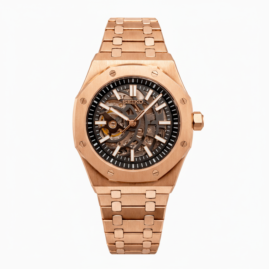 MOD Royal Oak Skeleton Rose gold