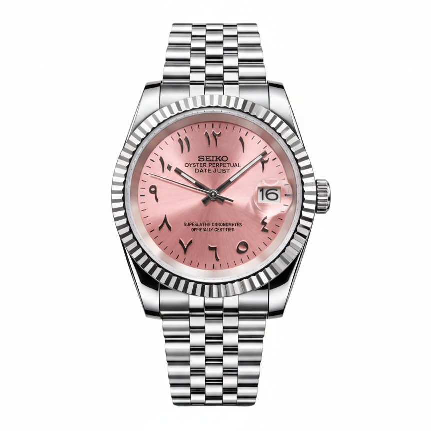 MOD Datejust Arabic Dial Pink