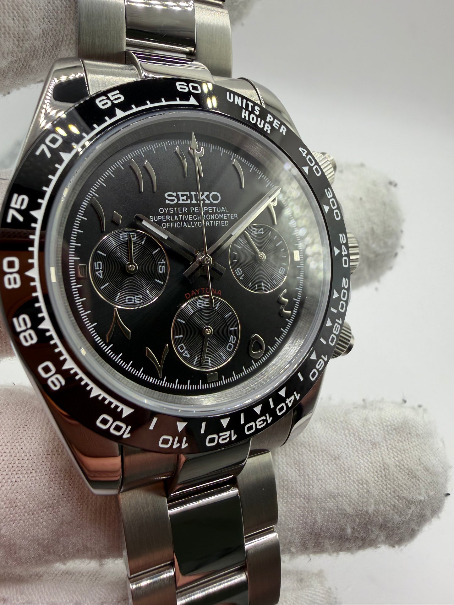 MOD Daytona Arabic Dial Black