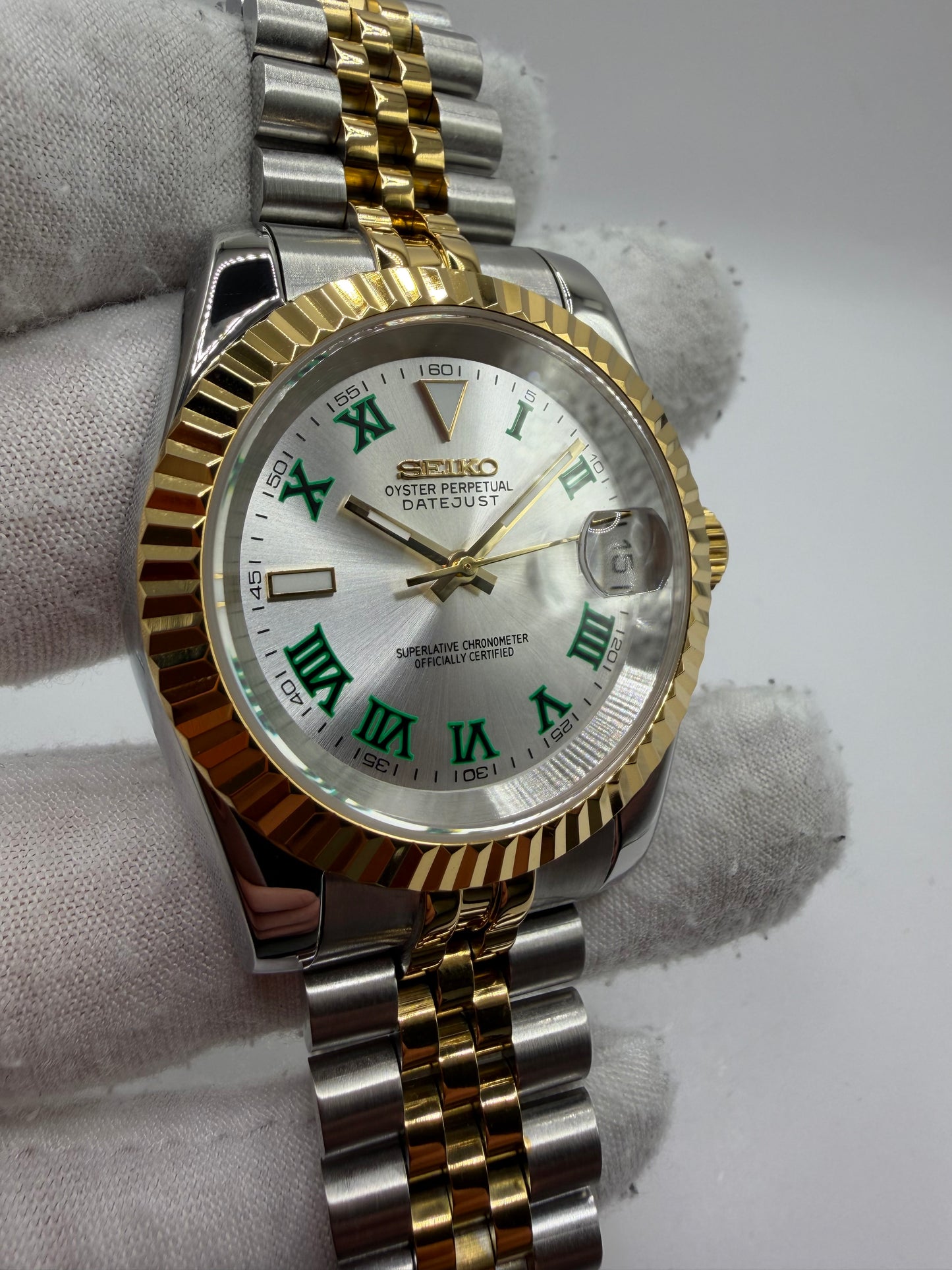 MOD Datejust Wimbledon Bi-ton