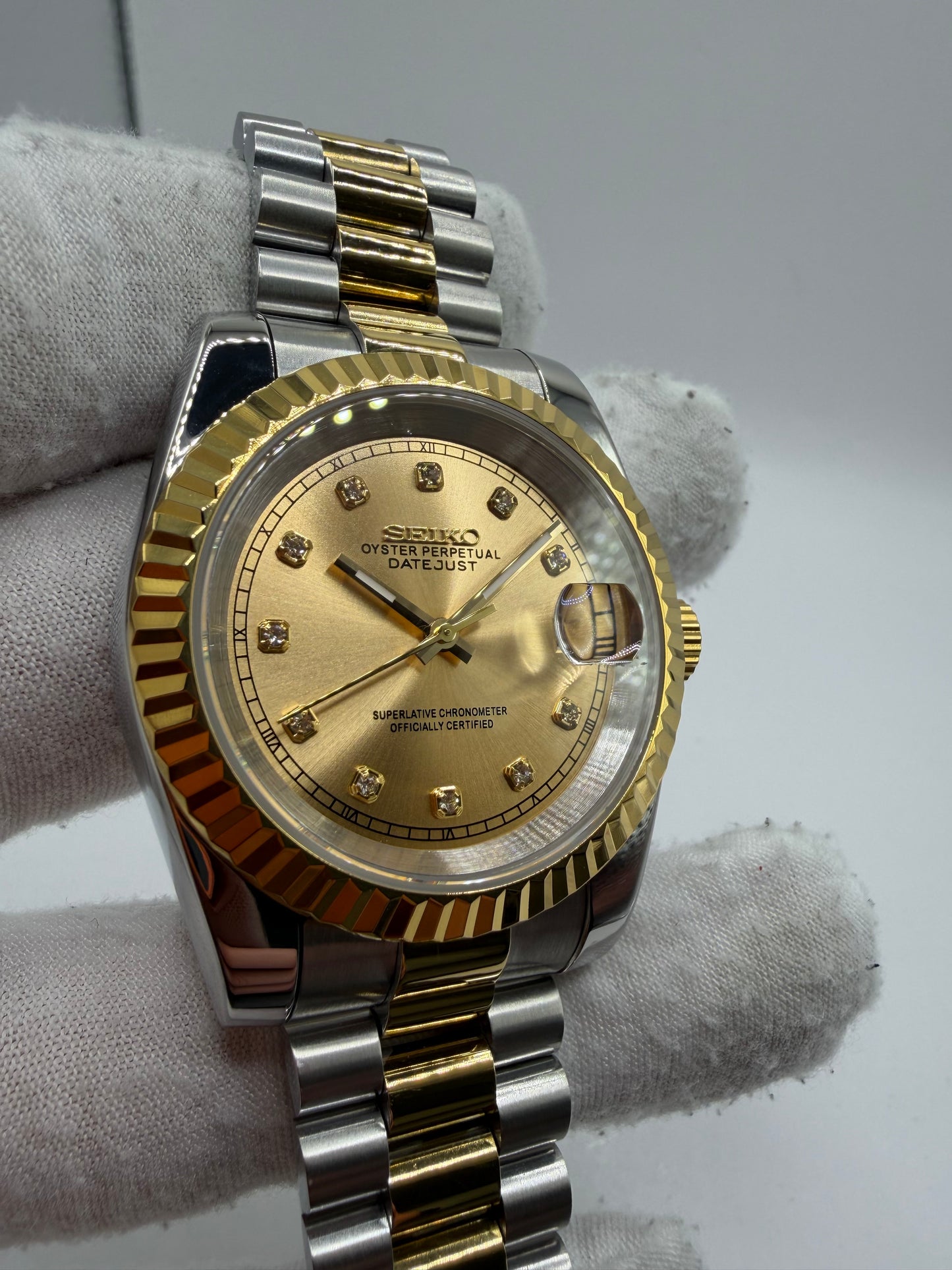 MOD Datejust Diamond Bi-ton