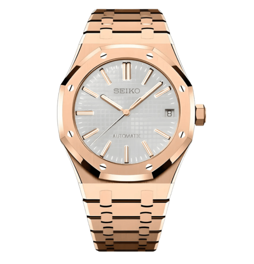 MOD Royal Oak Rose Gold White