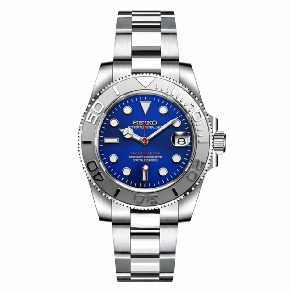 MOD Yacht-Master Blue Platinium